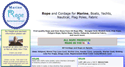 Desktop Screenshot of marineropeinternational.com